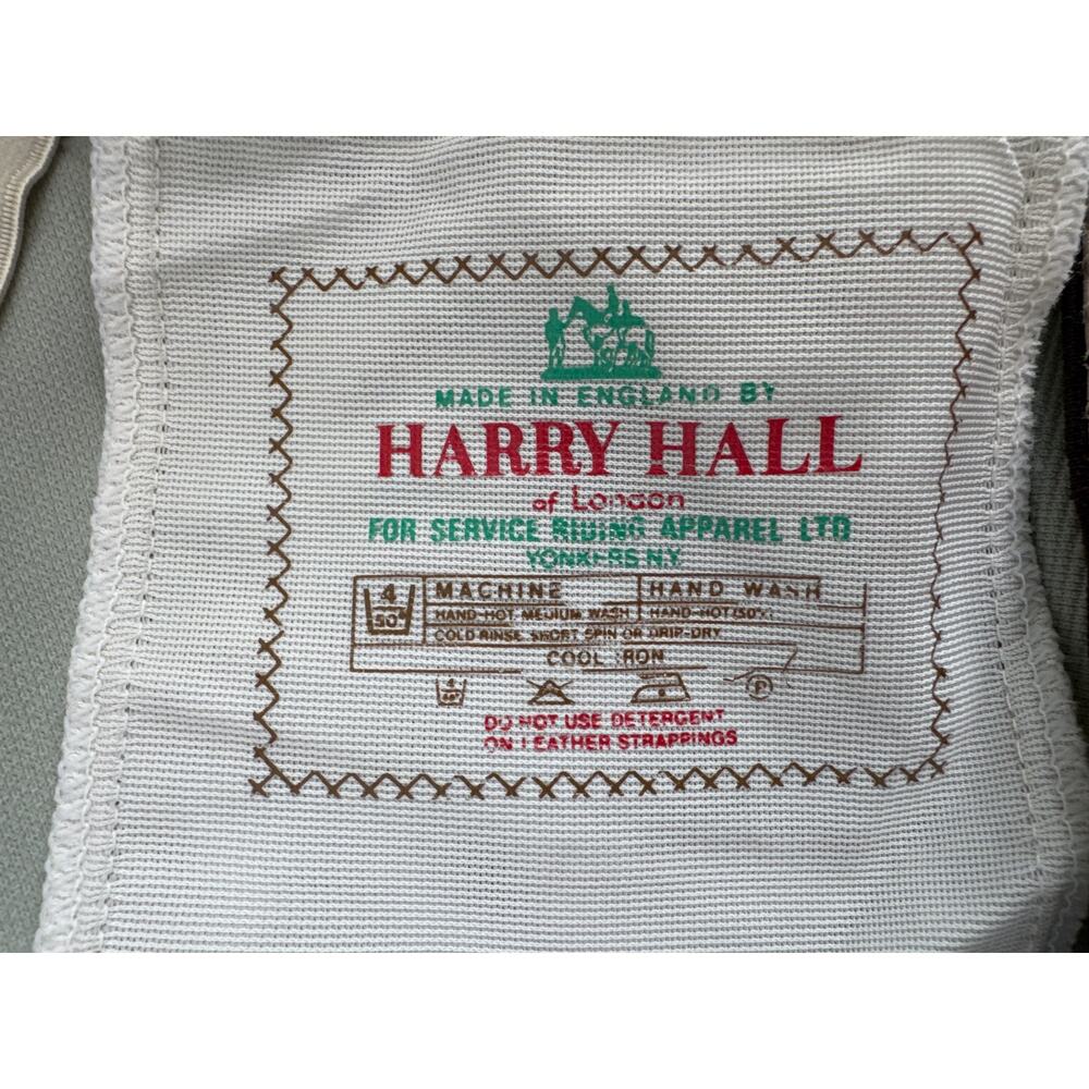 Vintage 1980s Harry Hall London Riding Breeches 28L Leather Patch Set 28L - Picture 13 of 14